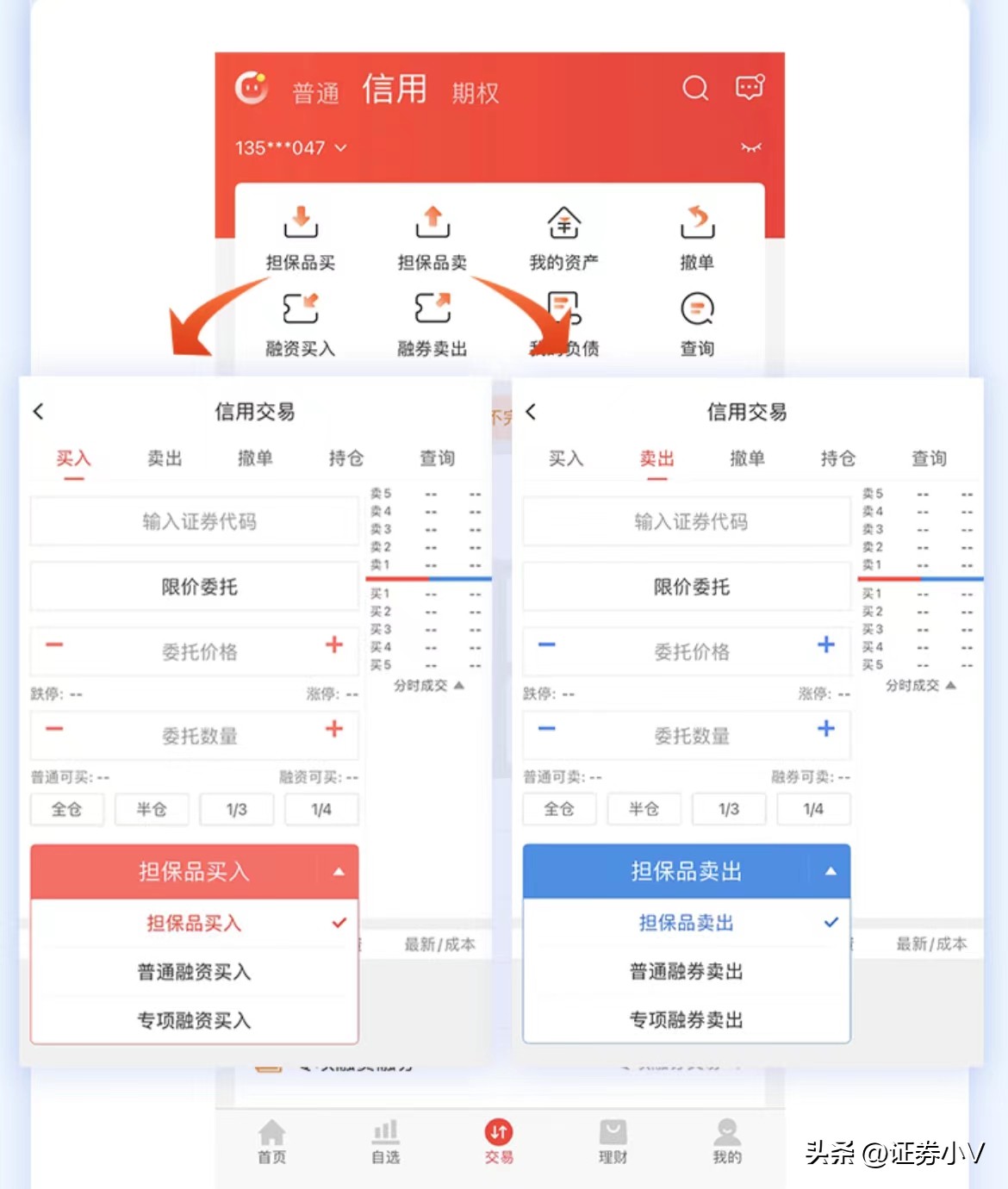 融资融券买入卖出操作_怎么融资买股票_券商APP信用交易功能