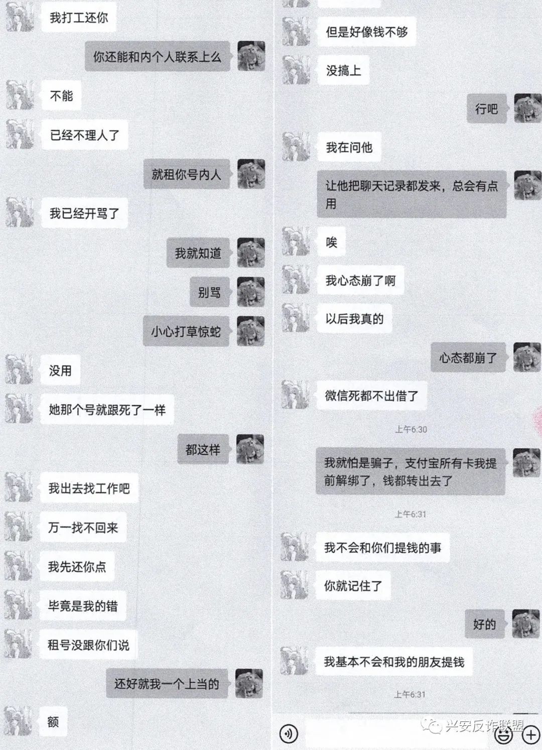 微信账号租赁诈骗_出租微信账号风险_微信号购买市场价多少钱