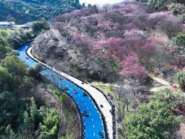 宁波景区排队_宁波乡村赏花旅游_奉化天下第一桃园门票