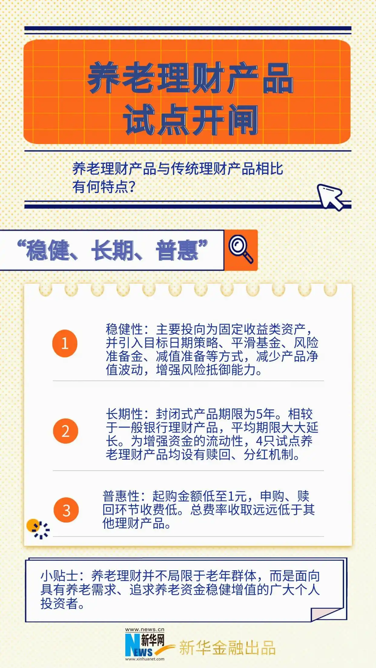 首批养老理财产品面世，并非老年人专属，稳健增值受青睐