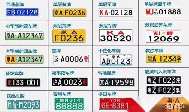 车牌摇号中签率 我的国家有多少种车牌？你见过几个？它们都是什