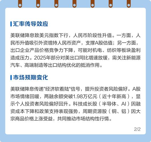 美联储降息对中国股市的影响，资金、企业盈利预期全解析